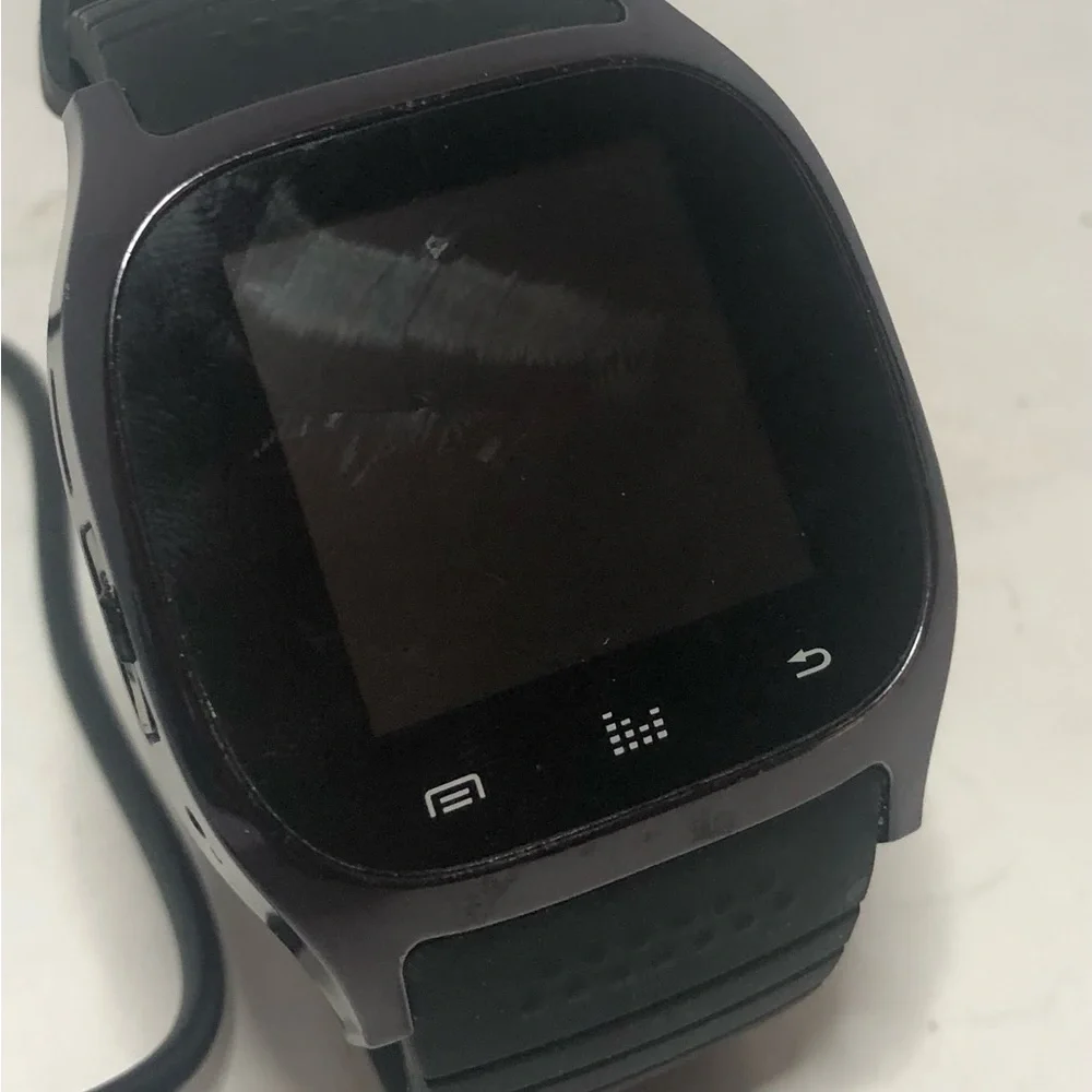 Smart Watch Black Tested And Working